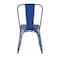 Flash Furniture Blue Metal Stack Chair with Teal Poly Resin Seat CH-31230-BL-PL1C-GG - alternate 5